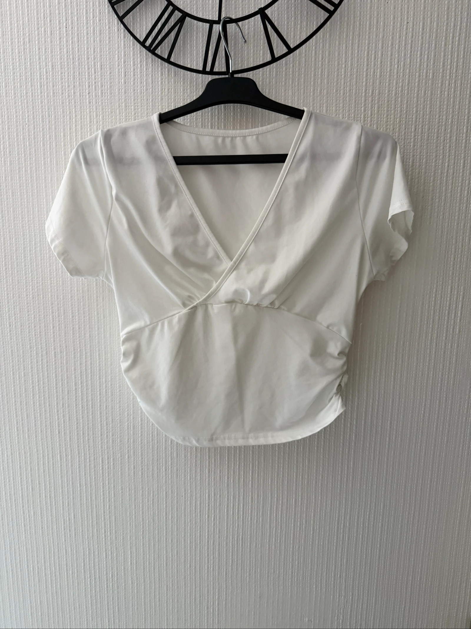 Witte overlaytrui – Maat L – Zeer goede staat – photo 3